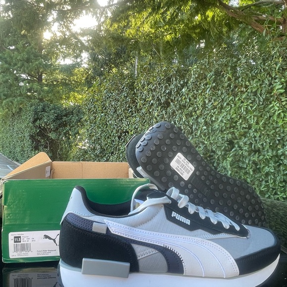Puma Black and Gray Athletic Shoes - Picture 1 of 10